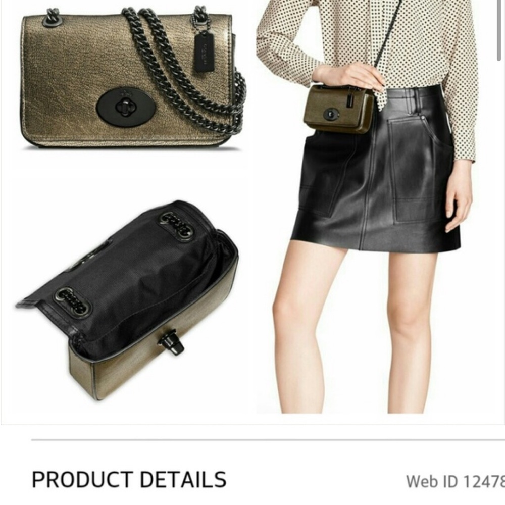 Coach mini chain crossbody